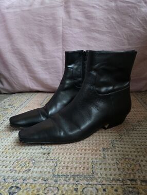 Tony Bianco Black Leather Rupert Ankle Boots
